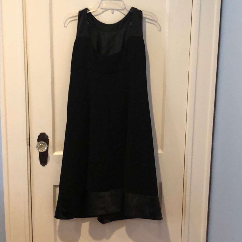 EUC!!! Black Dress with Satin Edging